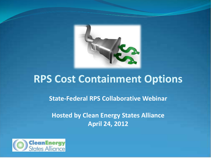 rps cost containment options state federal rps
