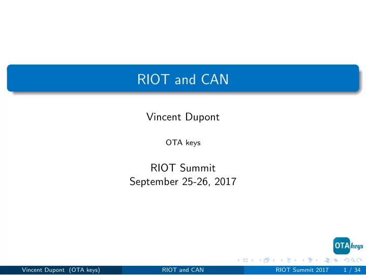 riot and can