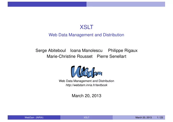 xslt