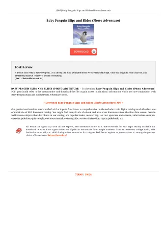 Baby Penguin Slips and Slides (Photo Adventure)  Baby Penguin Slips and Slides (Photo Adventure)