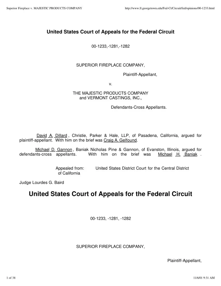 united states court of appeals for the federal circuit