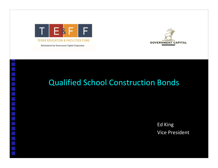 qualified school construction bonds