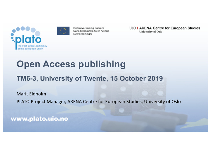 open access publishing