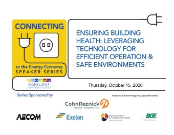 Arc  A Global Platform for  Performance-Based  Green Building  Arc Re-Entry  Supporting a Safe,