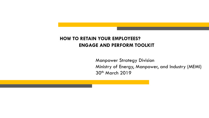 how to retain your employees