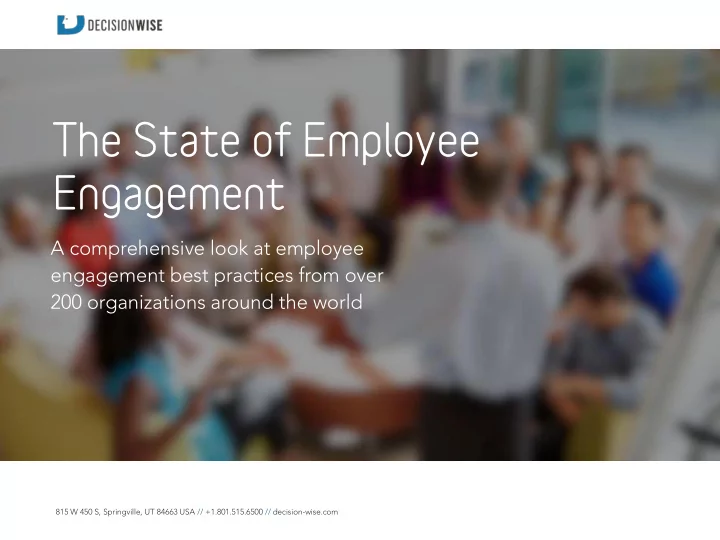 the state of employee