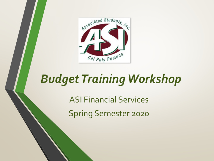 budget training workshop