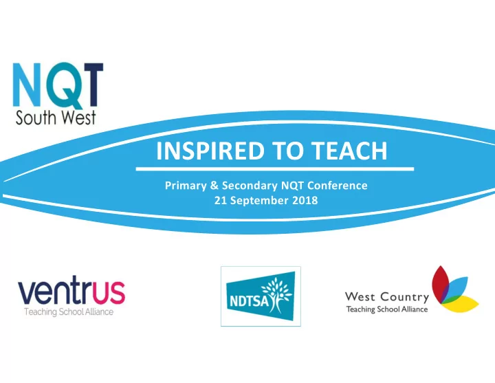 inspired to teach
