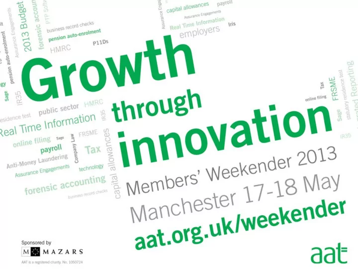 tax support for innovation and growth