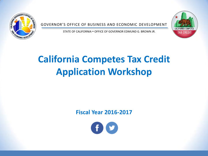 california competes tax credit application workshop