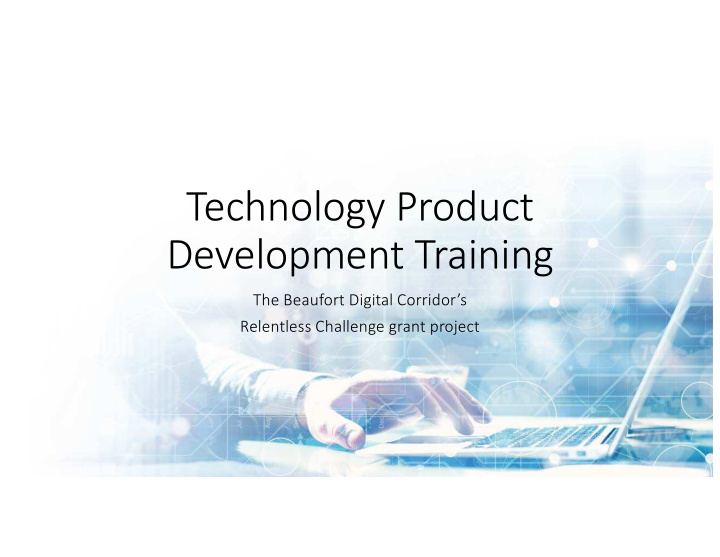 technology product development training