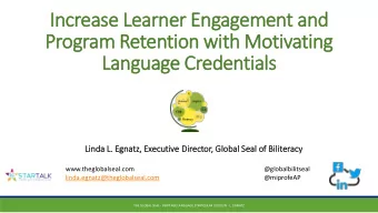 Increase L  Learner E  Engagement a  and  Program R  Retention  on wi  with Motivating  Language C