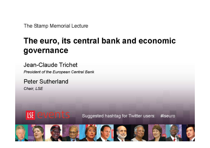 the euro its central bank and economic governance