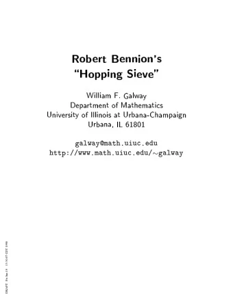 DRAFT   Fri Jun 19    15:30:07 CDT 1998