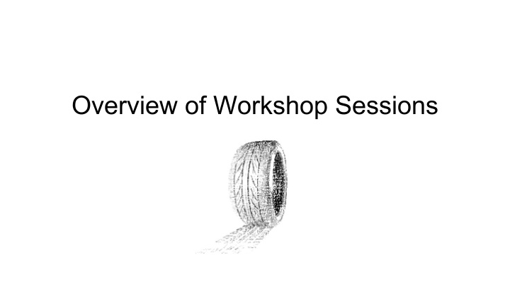 overview of workshop sessions session 1 establish