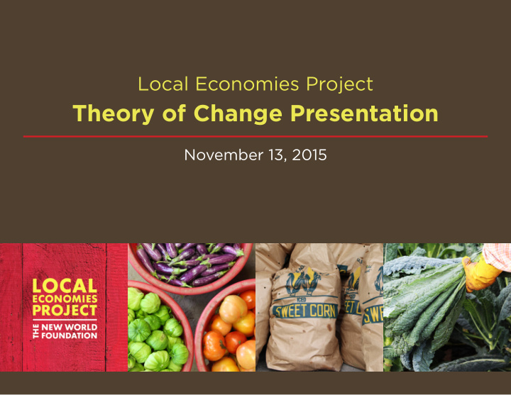 theory of change presentation