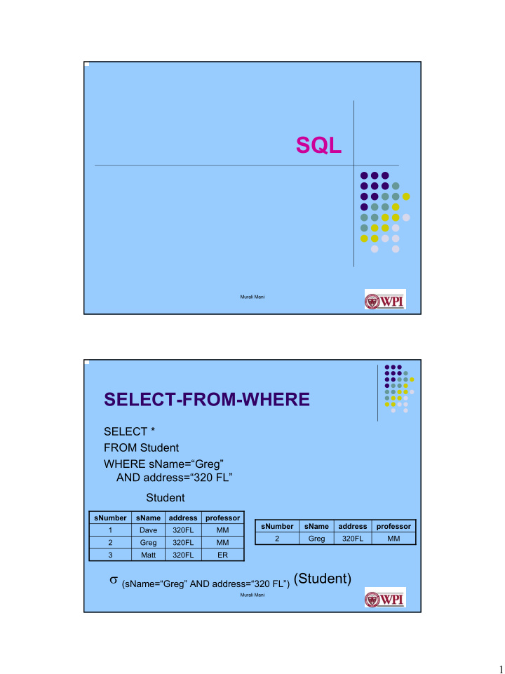 sql