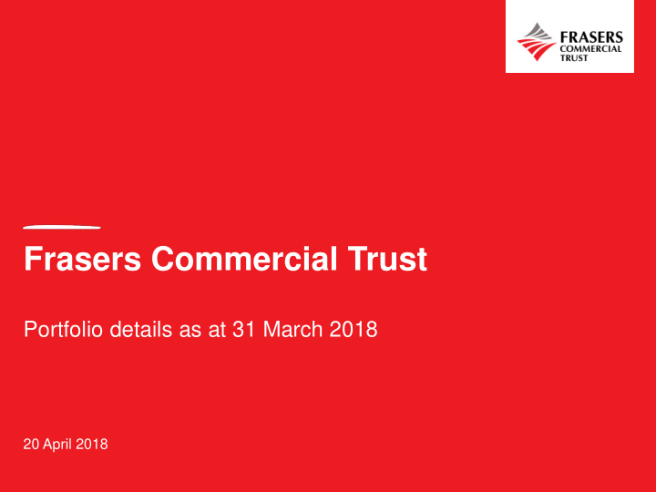 frasers commercial trust