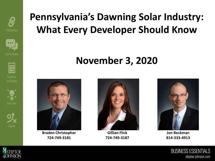 pennsylvania s dawning solar industry what every