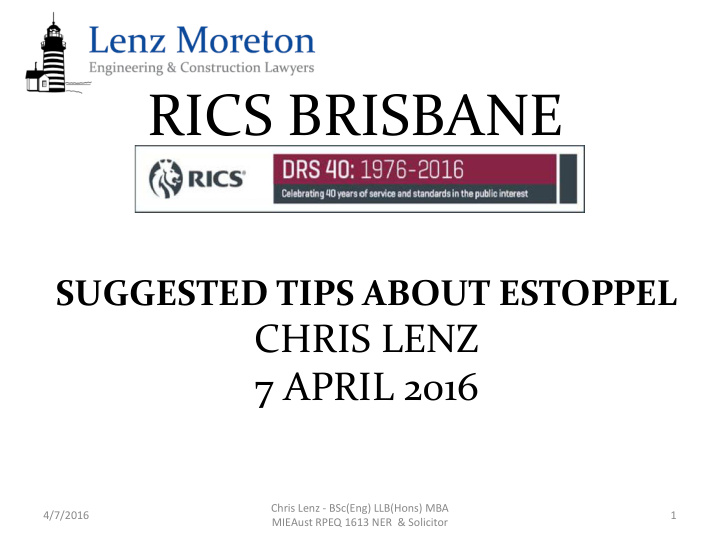 rics brisbane