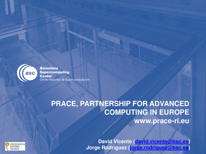 prace partnership for advanced