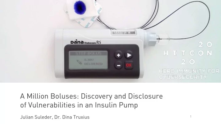 a million boluses discovery and disclosure of
