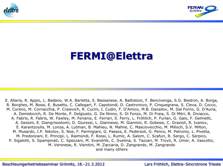 fermi elettra