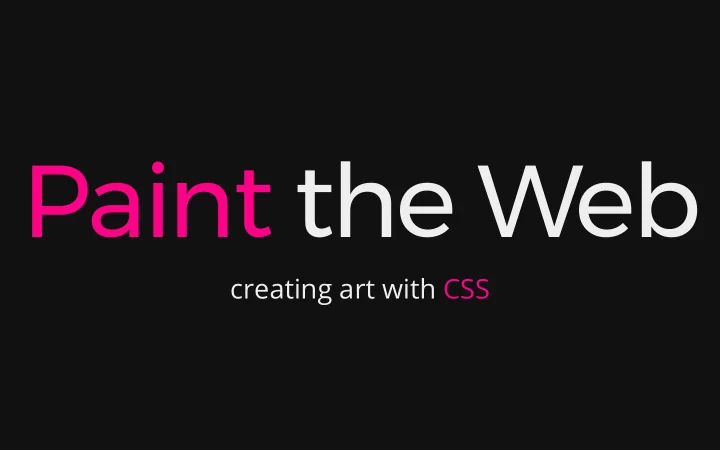 paint the web