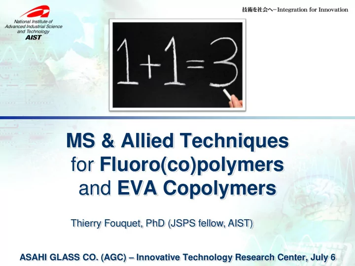 for fluoro co polymers