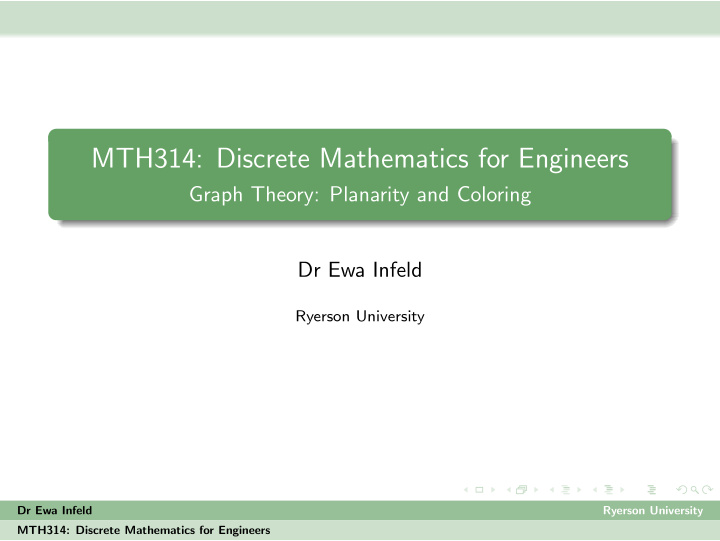 mth314 discrete mathematics for engineers