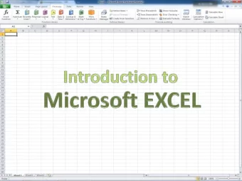 What is Excel??  An electronic  spreadsheet program  What does that  mean?  Stores and