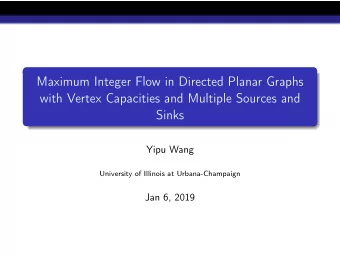 Maximum Integer Flow in Directed Planar Graphs  with Vertex Capacities and Multiple Sources and