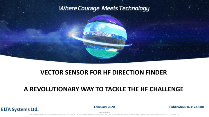 vector sensor for hf direction finder a revolutionary way