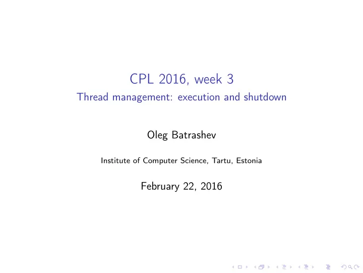 cpl 2016 week 3