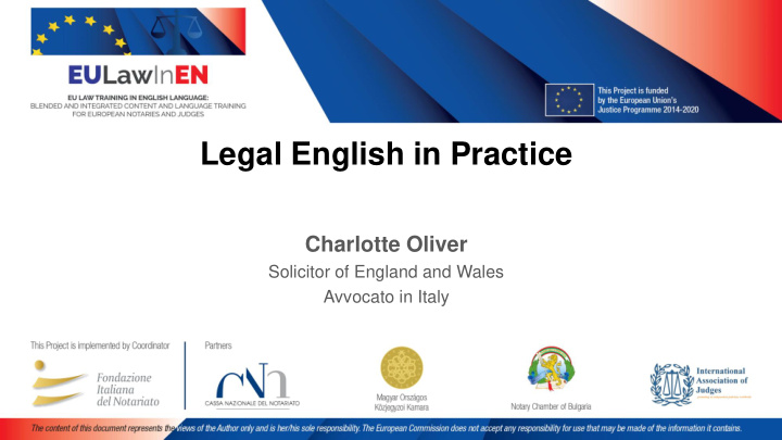 legal english in practice