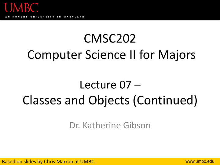 computer science ii for majors