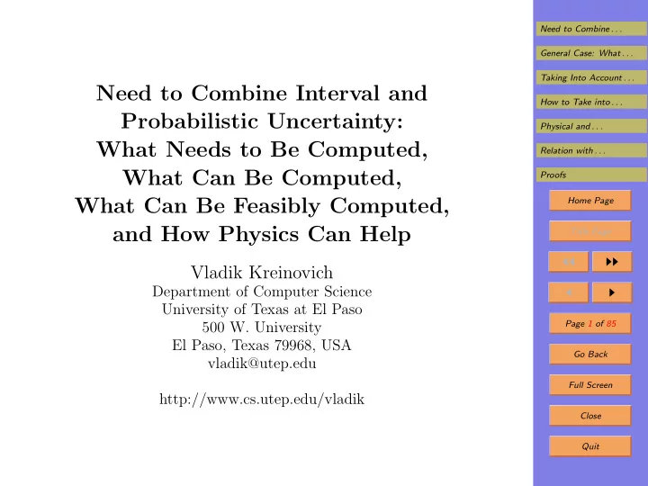 need to combine interval and