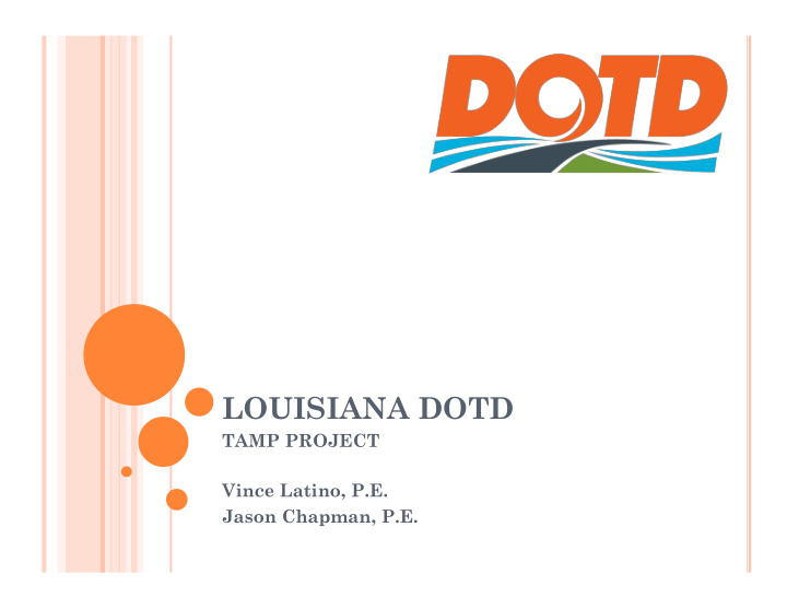 louisiana dotd