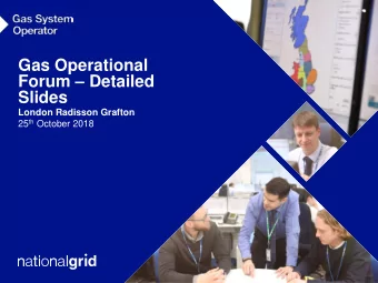 Forum  Detailed  Slides  London Radisson Grafton 25 th October 2018  01  Gas Prices,