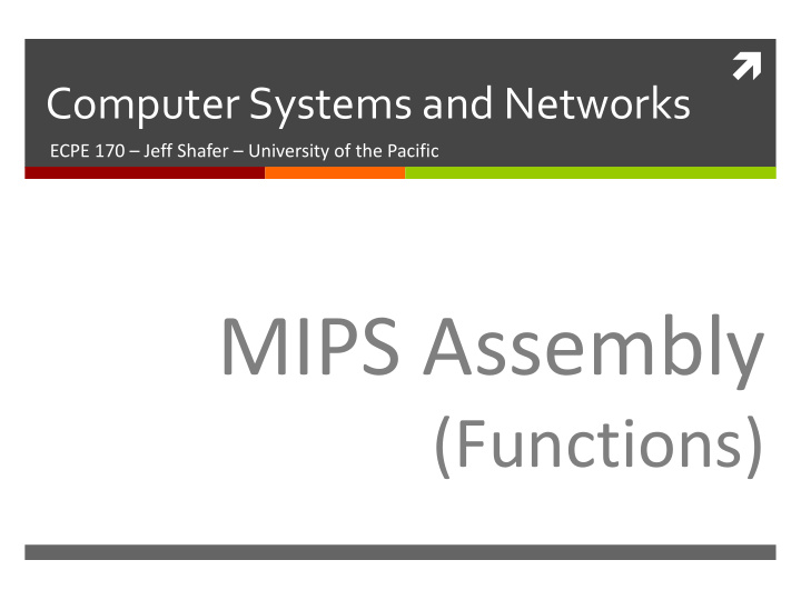mips assembly