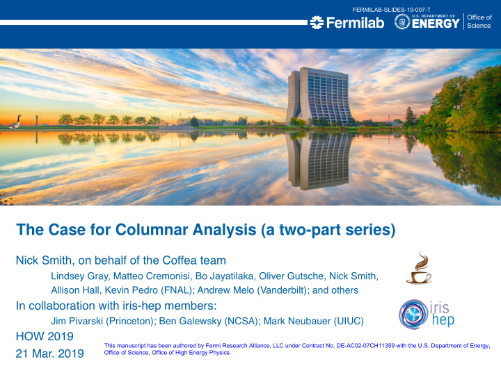 the case for columnar analysis a two part series