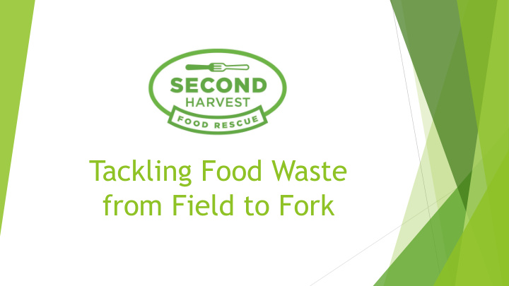 tackling food waste