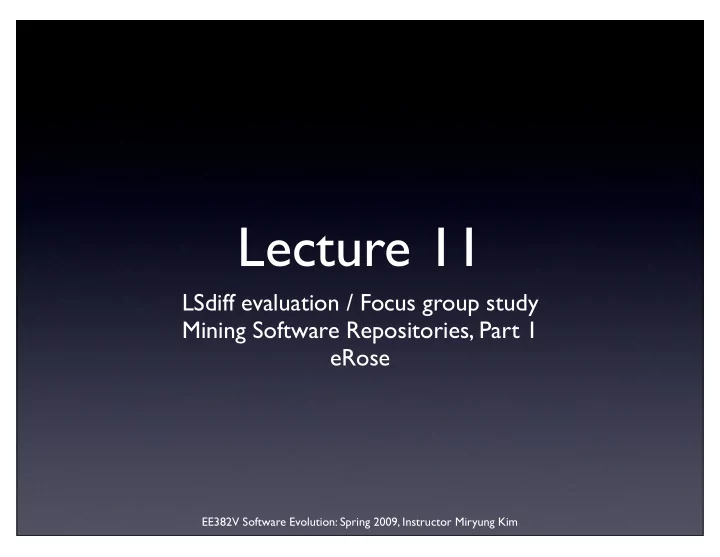 lecture 11