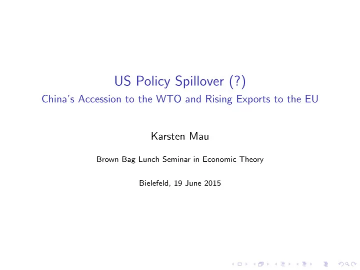 us policy spillover