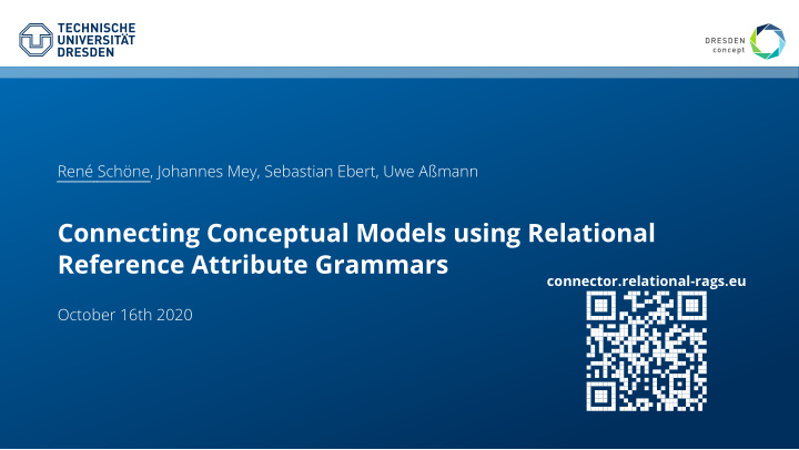 connecting conceptual models using relational reference