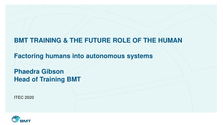factoring humans into autonomous systems