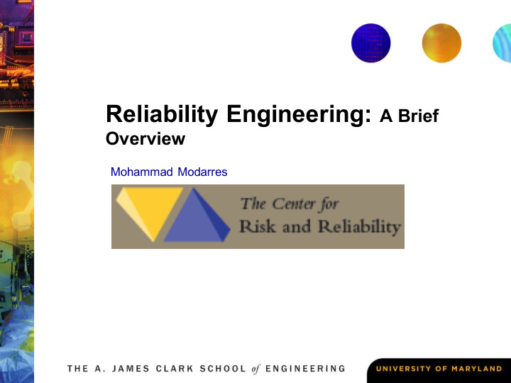 reliability engineering overview