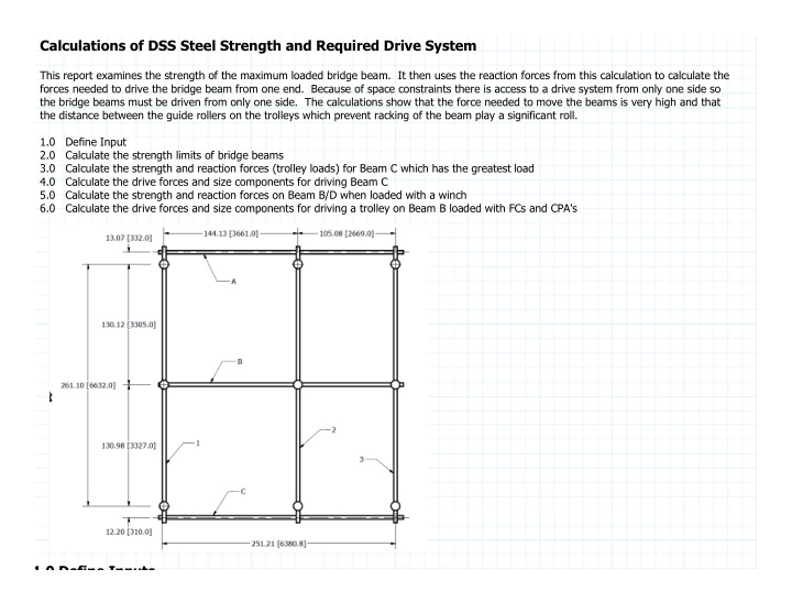 calculations of dss steel strength and required drive