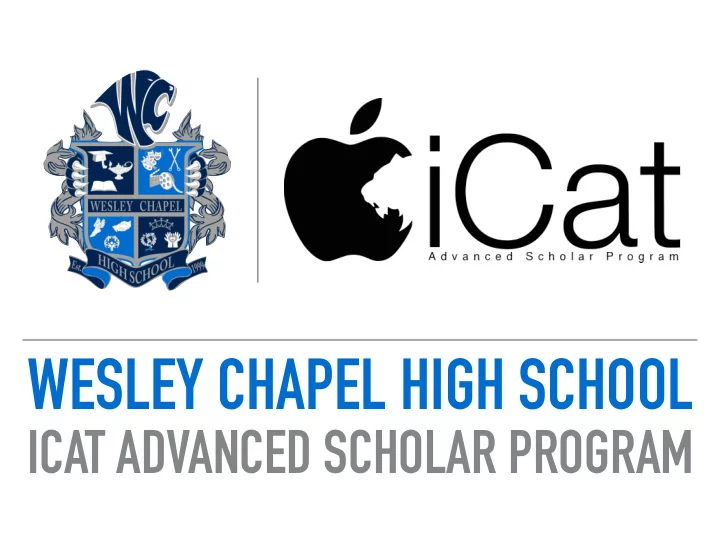 wesley chapel high school