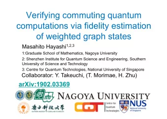 Verifying commuting quantum  computations via fidelity estimation  of weighted graph states